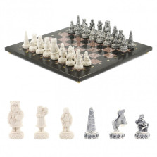 Шахматы подарочные &quot;Северные народы&quot; 40х40 см креноид — hichess.ru - шахматы, нарды, настольные игры
