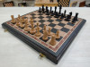 Шахматы турнирные с утяжелением черное дерево, дуб фото 2 — hichess.ru - шахматы, нарды, настольные игры