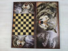 Нарды деревянные подарочные Волчий оскал средние 50 см фото 3 — hichess.ru - шахматы, нарды, настольные игры