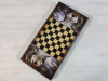 Нарды деревянные подарочные Волчий оскал средние 50 см фото 6 — hichess.ru - шахматы, нарды, настольные игры