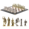 Шахматы подарочные из камня Римские воины 44 на 44 см мрамор креноид фото 1 — hichess.ru - шахматы, нарды, настольные игры