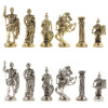 Шахматы подарочные из камня Римские воины 44 на 44 см мрамор креноид фото 2 — hichess.ru - шахматы, нарды, настольные игры
