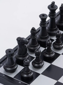 Шахматы магнитные Черно-белые — hichess.ru - шахматы, нарды, настольные игры