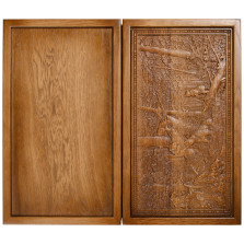 Нарды Мишки в Лесу дуб — hichess.ru - шахматы, нарды, настольные игры