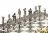 Шахматы "Посейдон" 32х32 см офиокальцит мрамор фото 3 — hichess.ru - шахматы, нарды, настольные игры