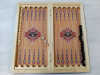 Нарды деревянные Красный узор малые 40 на 40 см фото 1 — hichess.ru - шахматы, нарды, настольные игры