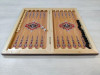 Нарды деревянные Красный узор малые 40 на 40 см фото 4 — hichess.ru - шахматы, нарды, настольные игры