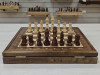 Шахматы подарочные в ларце из дуба с чехлом фото 1 — hichess.ru - шахматы, нарды, настольные игры