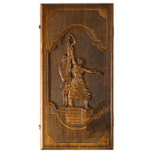 Нарды резные Рабочий и Колхозница, Ohanyan — hichess.ru - шахматы, нарды, настольные игры