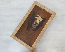 Нарды &quot;Бурый Медведь&quot;, карельская береза, Ivan Romanov — hichess.ru - шахматы, нарды, настольные игры