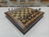 Шахматы деревянные в ларце подарочные из разных пород дерева фото 2 — hichess.ru - шахматы, нарды, настольные игры