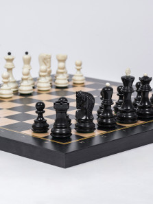 Шахматы турнирные Авангард Венге Люкс с утяжелением — hichess.ru - шахматы, нарды, настольные игры