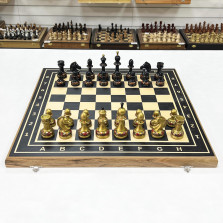 Шахматы деревянные эбен ручная роспись Хохлома — hichess.ru - шахматы, нарды, настольные игры