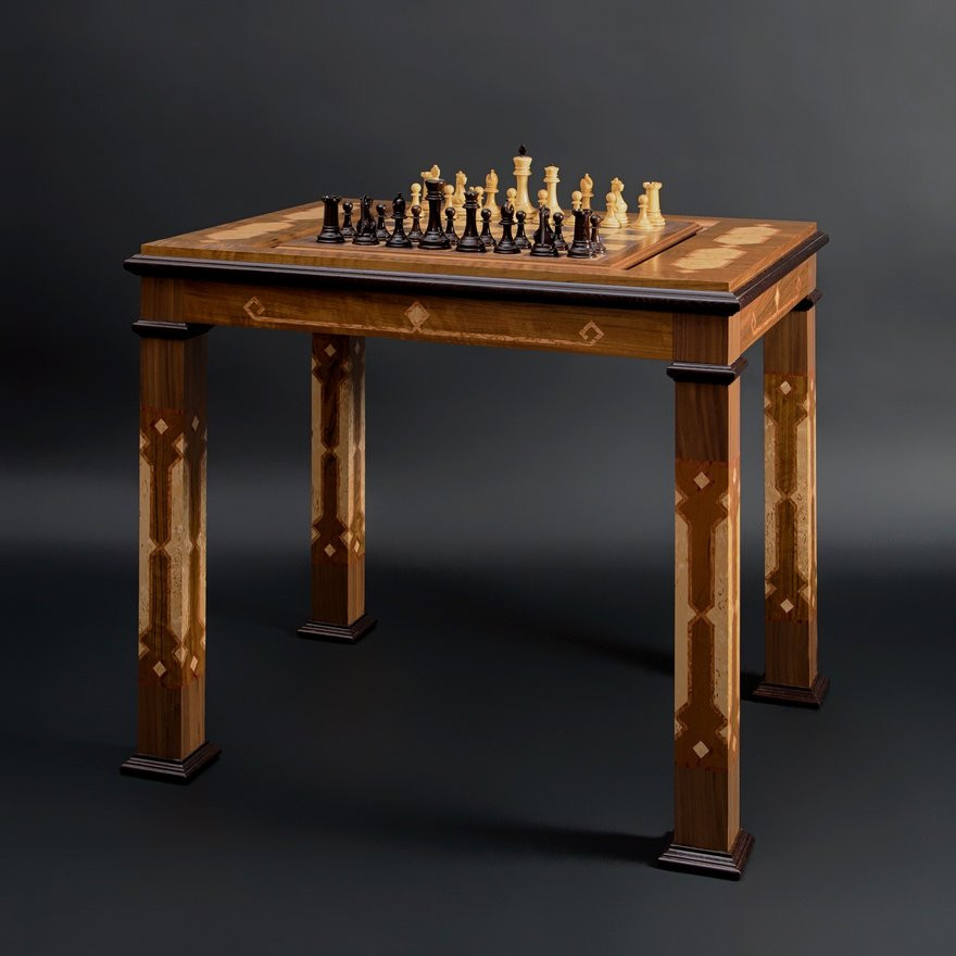 Шахматный стол Кадун фото 1 — hichess.ru - шахматы, нарды, настольные игры