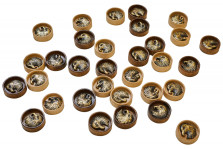 Набор фишек для нард Орел&quot; с бронзой 210, Haleyan&quot; — hichess.ru - шахматы, нарды, настольные игры