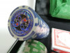 Набор для покера Ultimate на 100 фишек с пластиковыми картами фото 3 — hichess.ru - шахматы, нарды, настольные игры