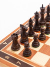 Шахматы деревянные Суприм красное дерево, дуб фото 3 — hichess.ru - шахматы, нарды, настольные игры