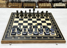 Шахматы деревянные Турнирные эбен Каллиграфия — hichess.ru - шахматы, нарды, настольные игры