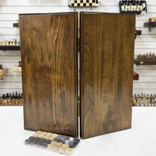 Нарды деревянные из массива бука Традиционные 50 см &mdash; hichess.ru - шахматы, нарды, настольные игры