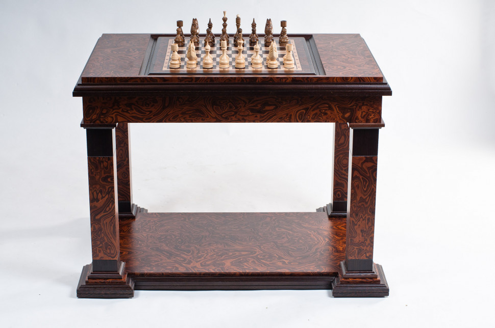 Шахматный стол Цезарь фото 1 — hichess.ru - шахматы, нарды, настольные игры