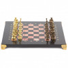 Шахматы "Римляне" креноид змеевик 28х28 см фото 2 — hichess.ru - шахматы, нарды, настольные игры