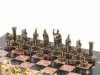 Шахматы "Римляне" креноид змеевик 28х28 см фото 4 — hichess.ru - шахматы, нарды, настольные игры