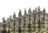 Шахматы подарочные "Троянская война" 28х28 см из змеевика фото 3 — hichess.ru - шахматы, нарды, настольные игры