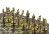 Шахматы подарочные "Троянская война" 28х28 см из змеевика фото 4 — hichess.ru - шахматы, нарды, настольные игры
