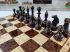 Шахматы эксклюзивные из карельской березы большие, фигуры с утяжелением фото 3 — hichess.ru - шахматы, нарды, настольные игры