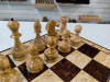 Шахматы эксклюзивные из карельской березы большие, фигуры с утяжелением фото 5 — hichess.ru - шахматы, нарды, настольные игры