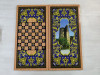 Нарды деревянные Девичья башня большие 60 на 60 см фото 4 — hichess.ru - шахматы, нарды, настольные игры