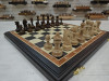 Подарочные шахматы из моренного дуба с резными фигурами граб фото 1 — hichess.ru - шахматы, нарды, настольные игры