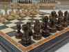 Подарочные шахматы из моренного дуба с резными фигурами граб фото 5 — hichess.ru - шахматы, нарды, настольные игры