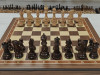 Шахматы подарочные в ларце американский орех 45х45см с фигурами Суприм фото 3 — hichess.ru - шахматы, нарды, настольные игры