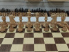 Шахматы подарочные в ларце американский орех 45х45см с фигурами Суприм фото 5 — hichess.ru - шахматы, нарды, настольные игры
