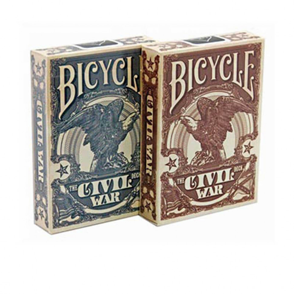 Коллекционные карты Bicycle "Civil War" 54 листа фото 1 — hichess.ru - шахматы, нарды, настольные игры
