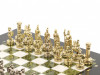 Шахматы "Римляне" мрамор змеевик 28х28 см фото 4 — hichess.ru - шахматы, нарды, настольные игры
