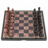 Шахматы подарочные из лемезита и змеевика 40х40 см фото 2 — hichess.ru - шахматы, нарды, настольные игры