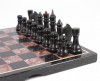 Шахматы подарочные из лемезита и змеевика 40х40 см фото 4 — hichess.ru - шахматы, нарды, настольные игры