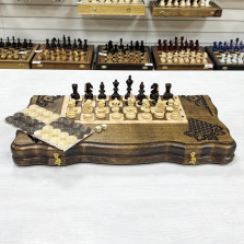 Шахматы нарды шашки резные Виноградная гроздь 50 см, Artash — hichess.ru - шахматы, нарды, настольные игры