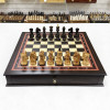 Шахматы в ларце с выдвижными ящиками из дерева венге и карельской березы Стаунтон люкс фото 2 &mdash; hichess.ru - шахматы, нарды, настольные игры