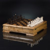 Шахматы "Стаунтон Элегант" из бивня мамонта фото 1 — hichess.ru - шахматы, нарды, настольные игры