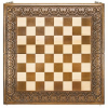 Доска шахматная резная Лотос 40, Haleyan фото 2 — hichess.ru - шахматы, нарды, настольные игры
