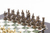 Шахматы "Римляне" мрамор офиокальцит 28х28 см №1 фото 4 — hichess.ru - шахматы, нарды, настольные игры