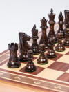 Шахматы турнирные Суприм глянцевые красное дерево дуб фото 2 — hichess.ru - шахматы, нарды, настольные игры