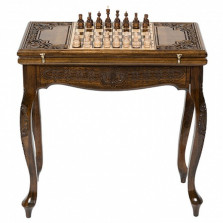 Стол ломберный Нарды + Шахматы, Haleyan — hichess.ru - шахматы, нарды, настольные игры