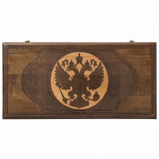 Нарды резные &quot;Герб РФ&quot; 60, Zakaryan — hichess.ru - шахматы, нарды, настольные игры