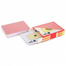 Карты для покера «Texas Holdem» 100% пластик, красная рубашка — hichess.ru - шахматы, нарды, настольные игры