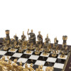 Шахматы каменные в деревянном ларце Римские  фото 6 — hichess.ru - шахматы, нарды, настольные игры