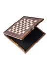 Шахматный ларец из дуба с чехлом без фигур 35 см фото 1 — hichess.ru - шахматы, нарды, настольные игры